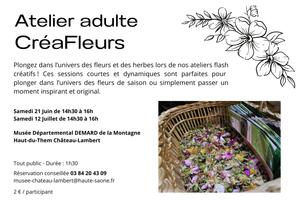 Atelier adultes Créafleurs