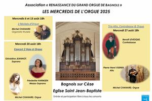 LES MERCREDIS DE L'ORGUE