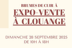 Brumes de cuir à l'expo-vente du savoir faire de Clouange