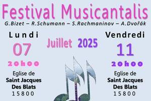 Festival Musicantalis 2025 à Saint Jacques des Blats
