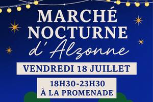 Marché nocturne animé