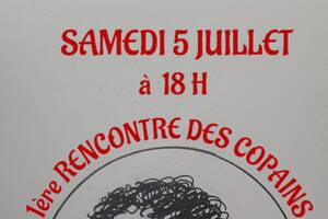 1ère rencontre des copains,