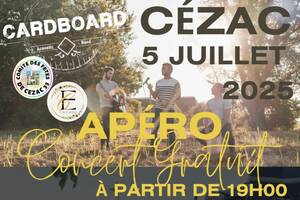 Apéro Concert Comité des Fêtes de Cézac