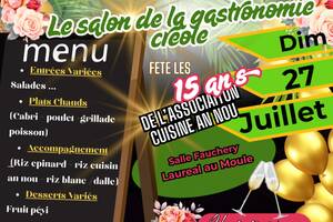 Salon de la gastronomie créole fete les 15 an de CUISINE AN NOU