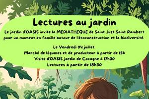 Lectures au jardin