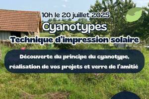 Atelier cyanotype