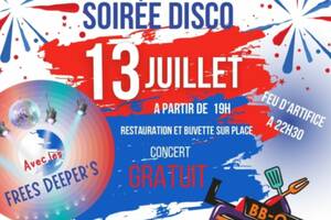 Intervillage, soirée disco, feu d'artifice