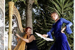 Cuerpo y Arpa, harpe et flamenco