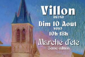 Marché artisanal d'été VILLON