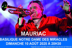 Jean-Claude Borelly et sa Trompette d'Or à Mauriac