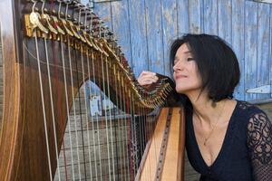Aurore Bréger, harpe celtique