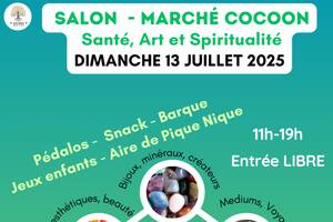 SALON Marché Bien être COCOON - 17240 st fort sur gironde base de loisirs moulin du sap