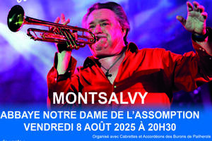 Jean-Claude Borelly et sa Trompette d'Or à Montsalvy