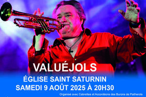 Jean-Claude Borelly et sa Trompette d'Or à Valuéjols