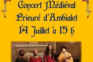 Concert au Prieuré d'Ambialet Dimanche 14 juillet à 15h