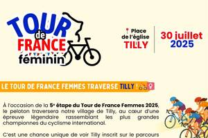 le Tour de france Féminin passe dans l'Indre et dans le Village de TILLY