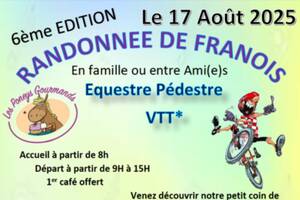 Randonnee de Franois Pédestre Equetsre Vtt 6eme edition