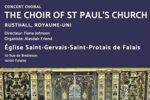 Concert gratuit du choeur britannique de l’église Saint-Paul de Rusthall
