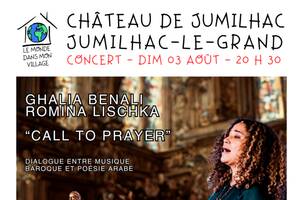 Concert - Château de Jumilhac - Ghalia Benali & Romina Lischka