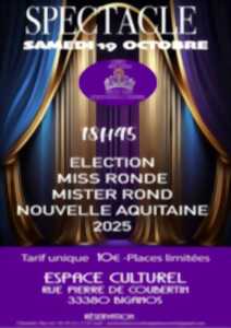 photo Election Miss ronde et Mister rond Nouvelle Aquitaine 2025