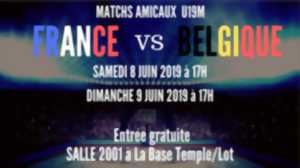 Match de basket France-Belgique