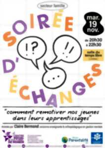 photo Conférence : comment remotiver nos jeunes dans leurs apprentissages?