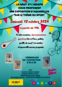 photo Exposition d'aquarelles sur le thème du sport