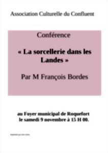 photo Conférence : La sorcellerie dans les Landes