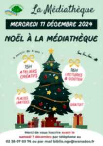 photo Noël à la médiathèque