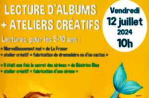Lecture d'albums & atelier créatif (5-10ans)