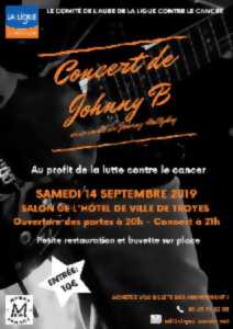 Concert de Johnny B, sosie vocal de Johnny Hallyday