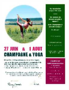 Champagne & Yoga au Champagne Rémy Massin
