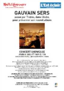 photo Gauvain Sers en showcase