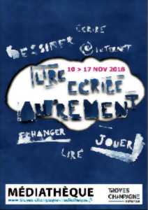 photo Lire et écrire autrement - Programme du mardi 13 novembre