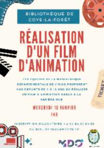 Réalisation d'un film d'animation à la médiathèque de Coye-la-Forêt