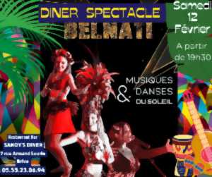 photo Diner spectacle Belnati au Sandy's Diner