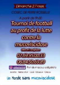 photo TOURNOI DE FOOTBALL AU PROFIT DE LA LUTTE CONTRE LA MUCOVISCIDOSE