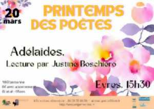 photo LECTURE PAR JUSTINE BOSCHIERO :