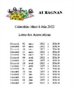 Calendrier Des Lotos 2023 Aubagnan (40700) - Agenda Des Événements Et Manifestations Locales