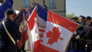 Cérémonie en hommage aux soldats Acadiens à Carpiquet / Festival 