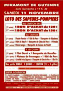 Loto de l'amicale des Sapeurs-Pompiers