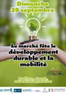 photo Le marché fête le développement durable et la mobilité