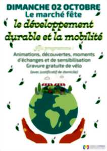 photo Le marché fête le développement durable et la mobilité