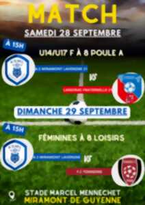 Match Féminines A8 Loisirs - AS Miramont Lavergne reçoit FC Tonneins