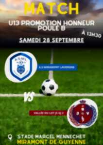 photo Match U13 Promotion Honneur - AS Miramont Lavergne VS Vallée du Lot JS GJ 2