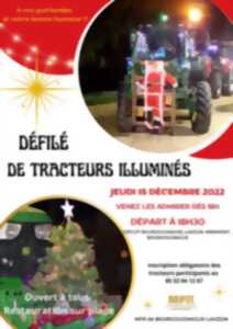 photo Défilé de tracteurs illuminés pour Noël