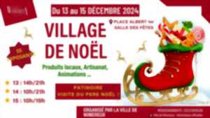 Village de Noël : La visite du père Noël