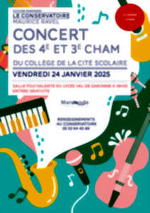 photo Concert4ème et 3ème Cham du Collège de la Cité Scolaire - Conservatoire Maurice Ravel