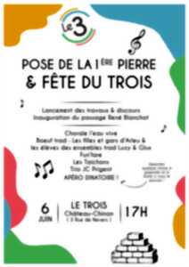photo Pose de la 1ère pierre & Fête du Trois