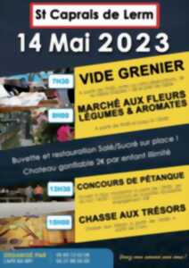 photo Vide greniers et marché aux fleurs